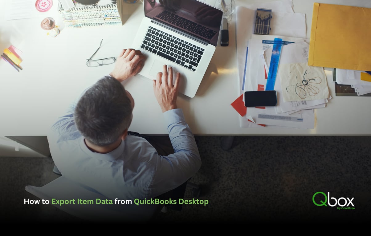 How to Export Item Data from QuickBooks Desktop