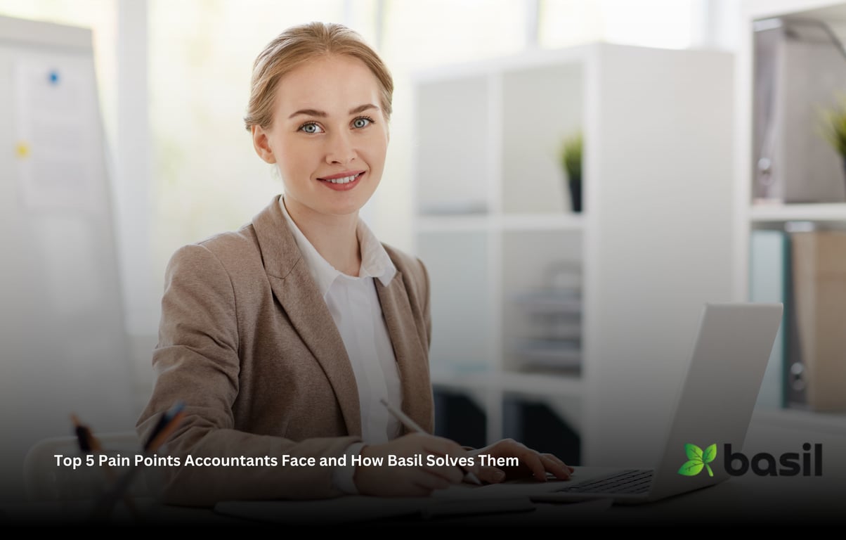 Top 5 Pain Points Accountants Face and How Basil Solves Them