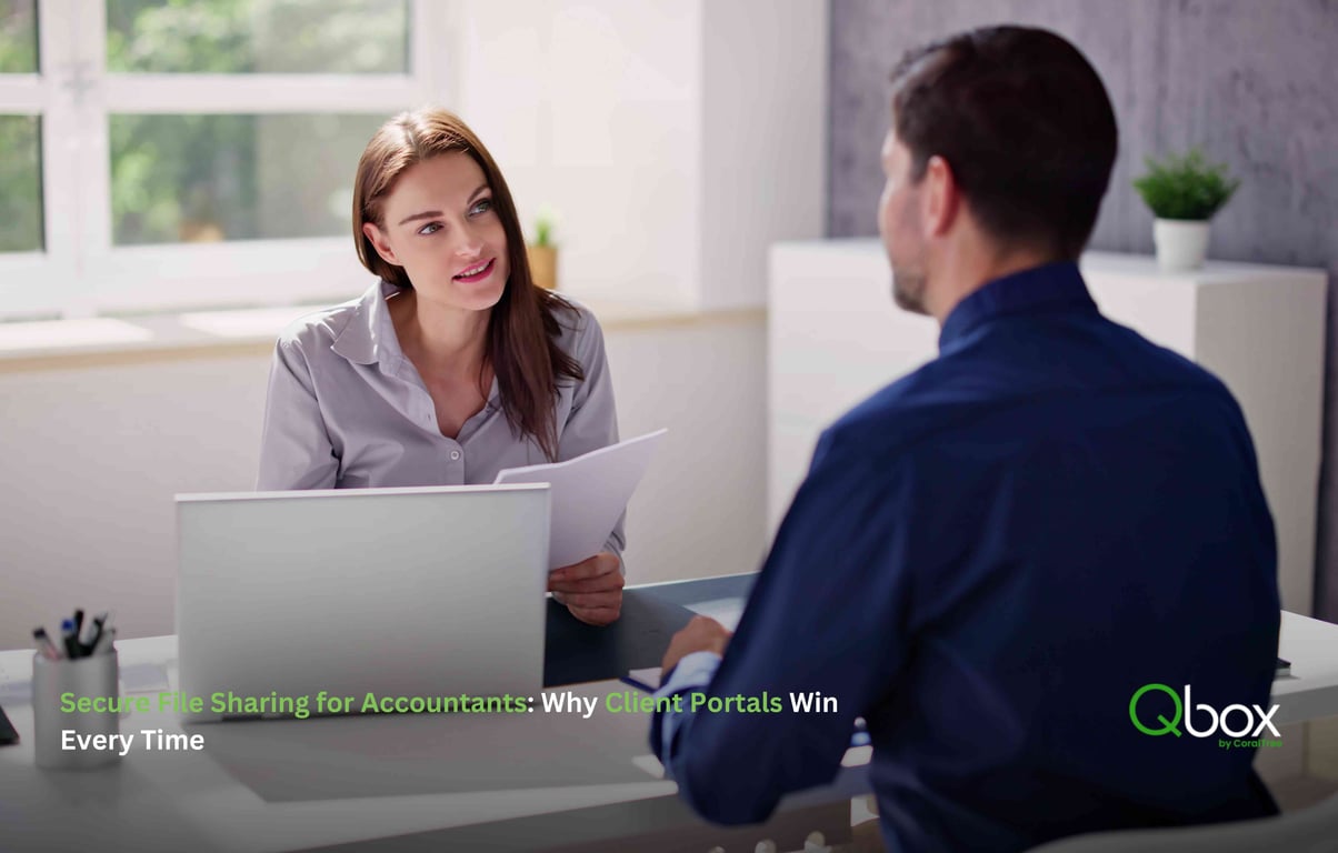 Secure File Sharing for Accountants: Why Client Portals Win Every Time