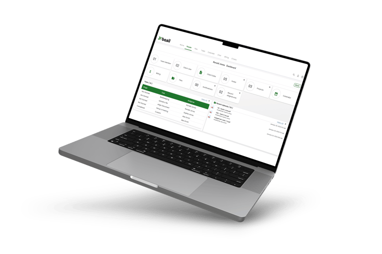 Laptop with Dashboard
