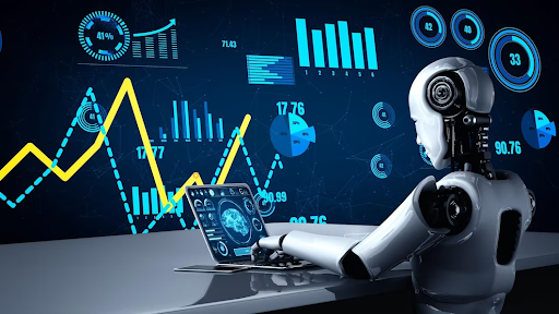 a robot using AI and in accounting and finance