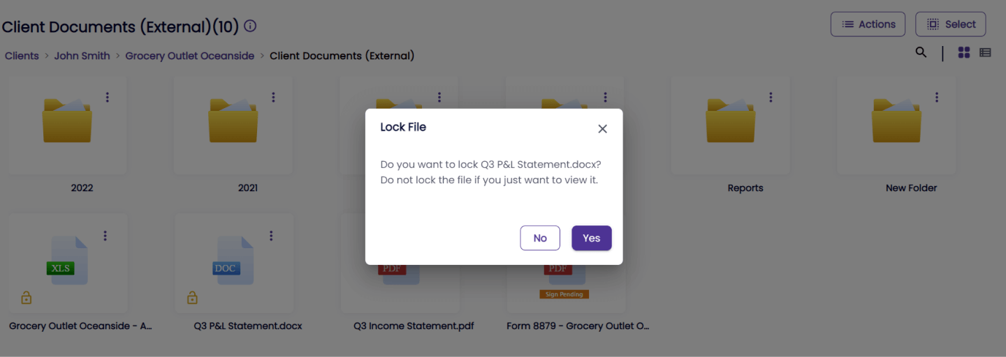 lock message cc